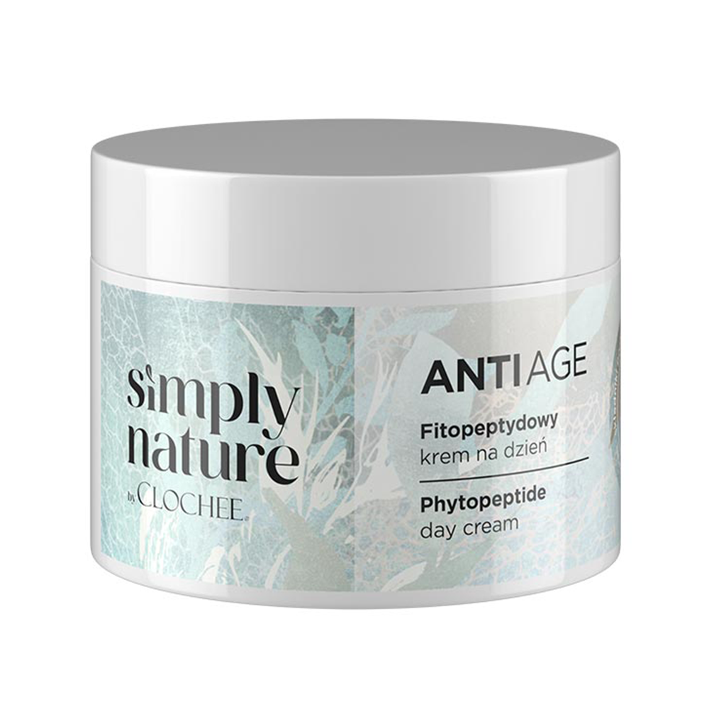 Clochee Simply Nature Anti Age, fitopeptydowy krem na dzień, 50 ml