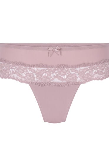Hunkemöller Stringi bokserki Paris Fioletowy