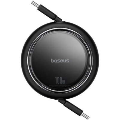 Kabel USB-C - USB-C BASEUS Free2Pull Mini 100W 1.5 m Czarny