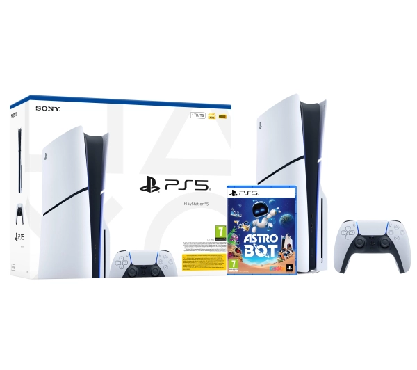 Sony PlayStation 5 Slim E Chassis PS5 1TB z napędem + Astro Bot