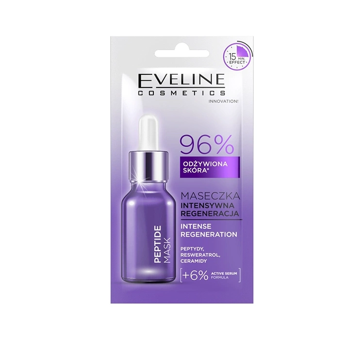 Eveline Peptide Mask intensywnie regenerująca maseczka do twarzy 8 ml