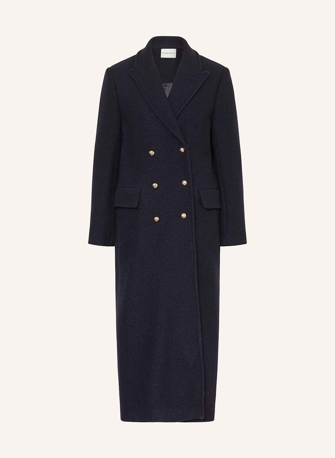 Claudie Pierlot Płaszcz Wełniany blau