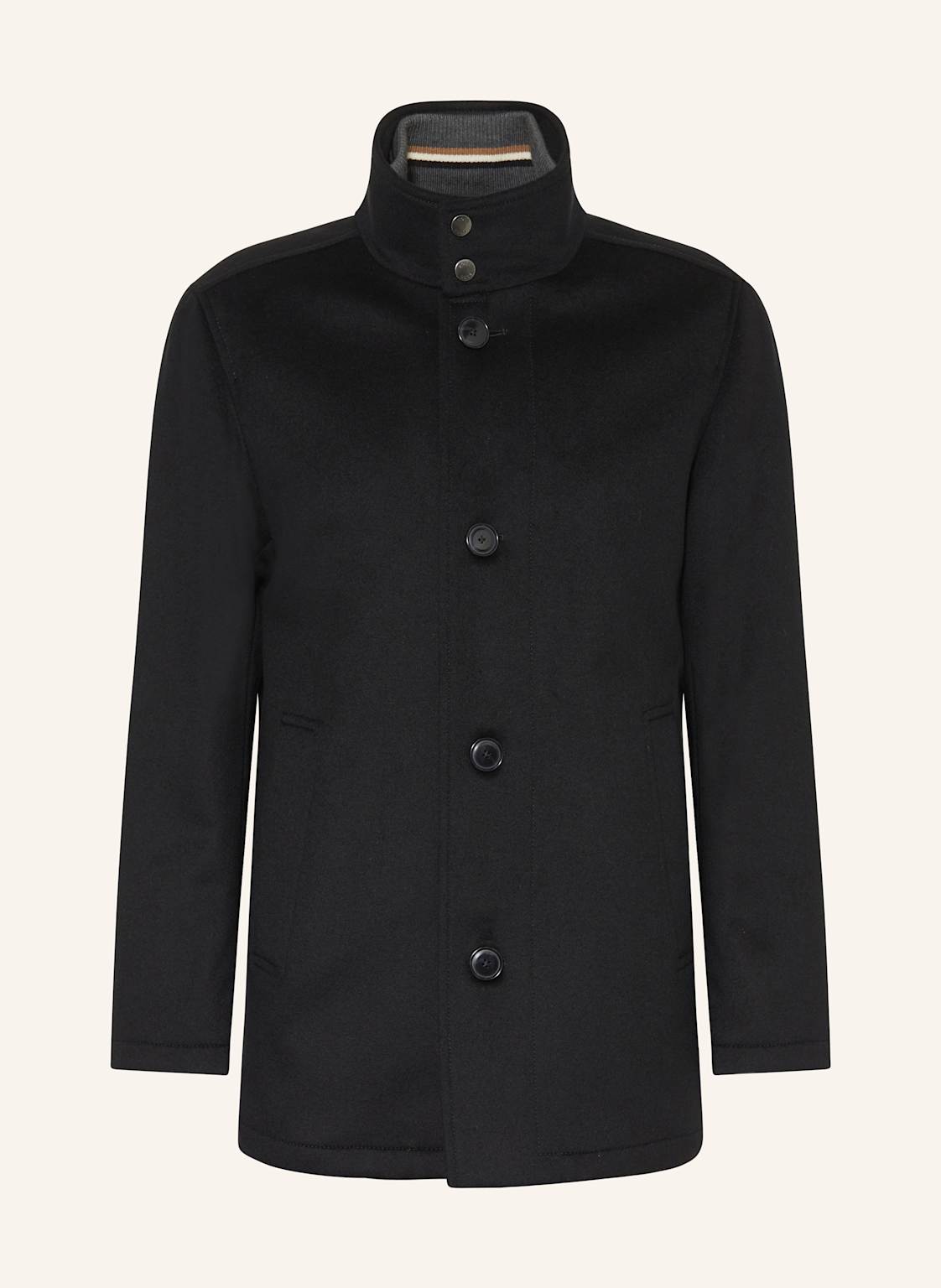 Boss Płaszcz Wełniany Coxtan schwarz