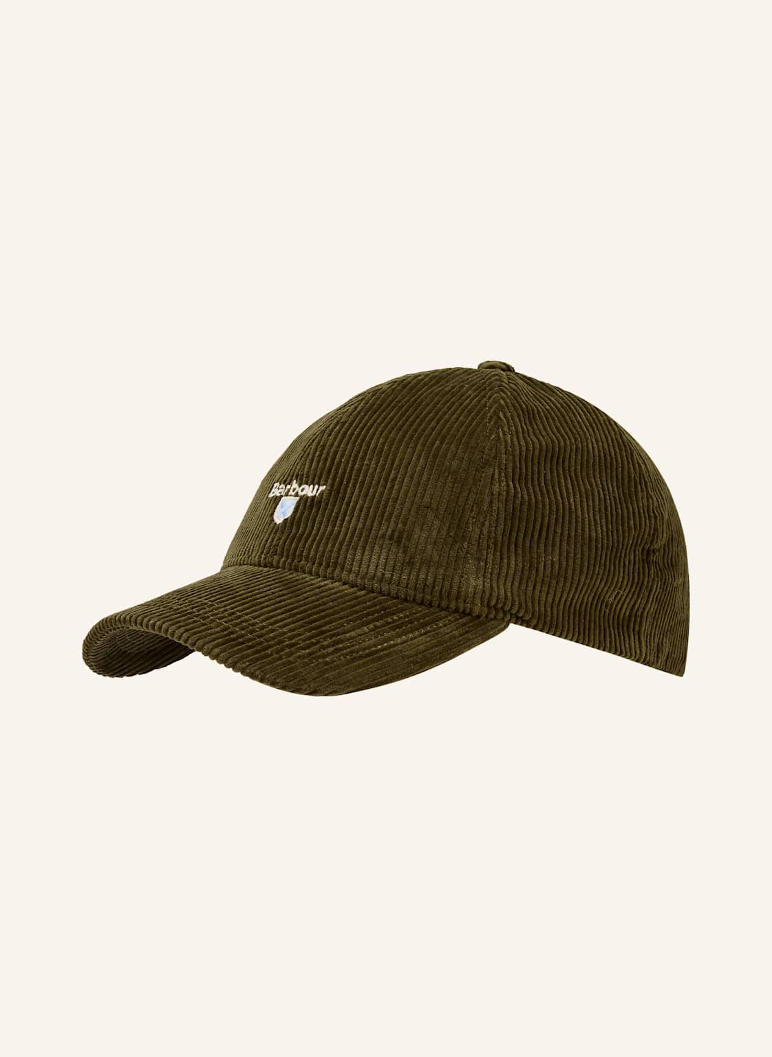 Barbour Sztruksowa Czapka Z Daszkiem Preston gruen