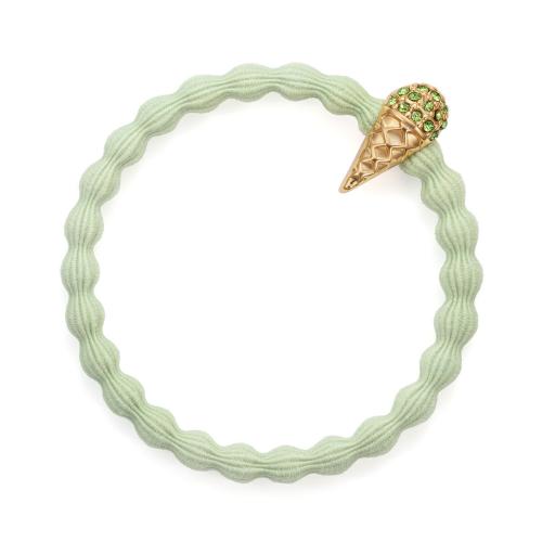 By Eloise London Bling Charms Ice Cream Gumka do włosów 1 szt Odcień Pistachio