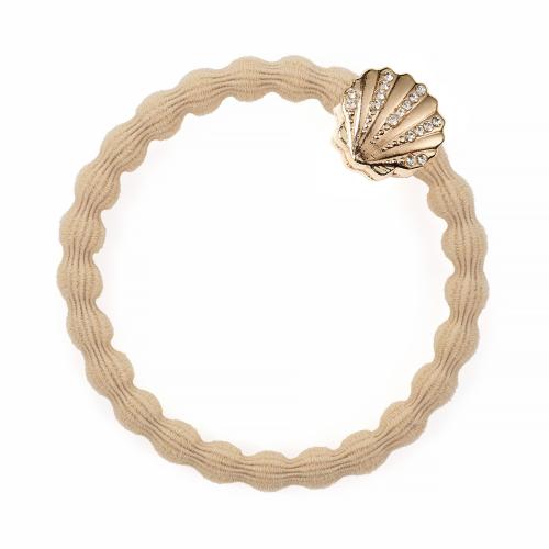 By Eloise London Bling Charms Seashell Gumka do włosów 1 szt Odcień Sand