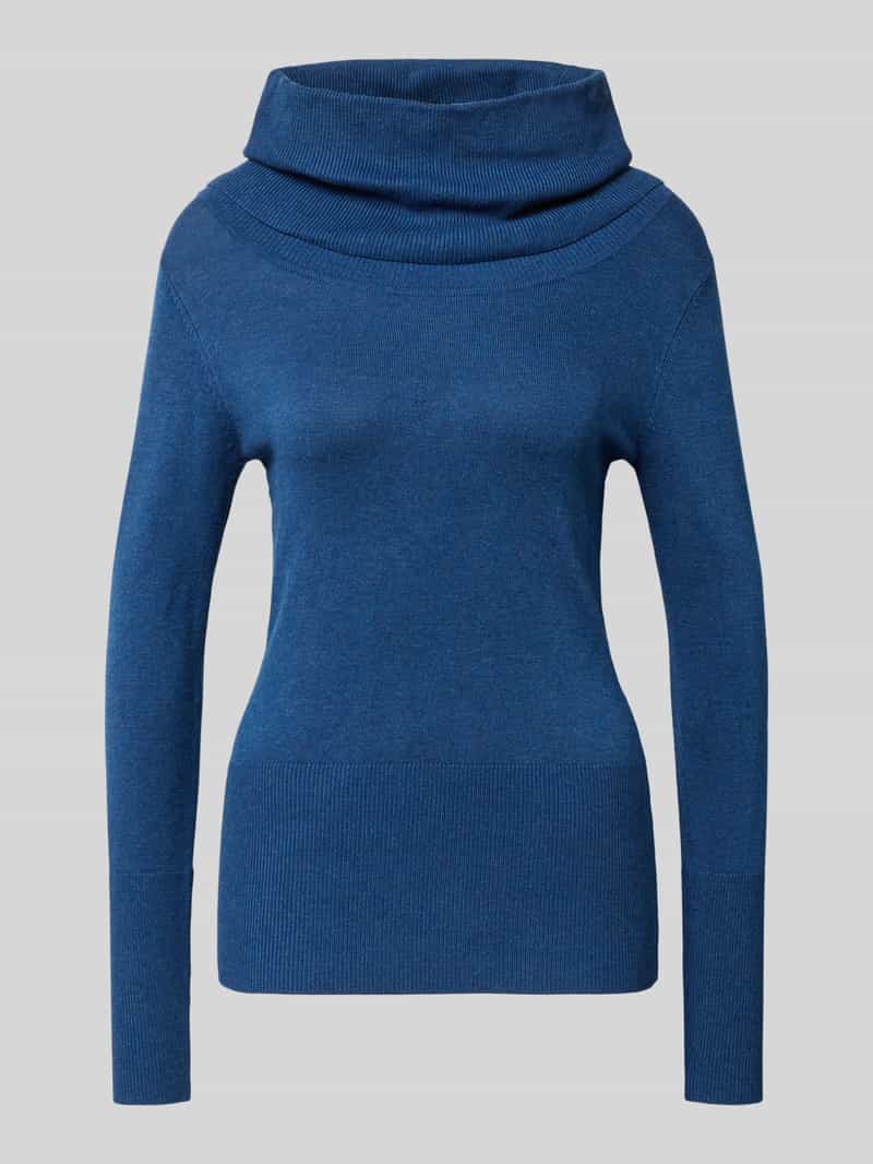 Bluzka z długim rękawem o kroju slim fit z mieszanki wiskozy model ‘Dollie’