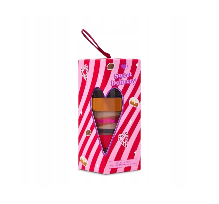 Makeup Revolution Sweet Delivery zestaw balsamów do ust 3 x 8,1 g