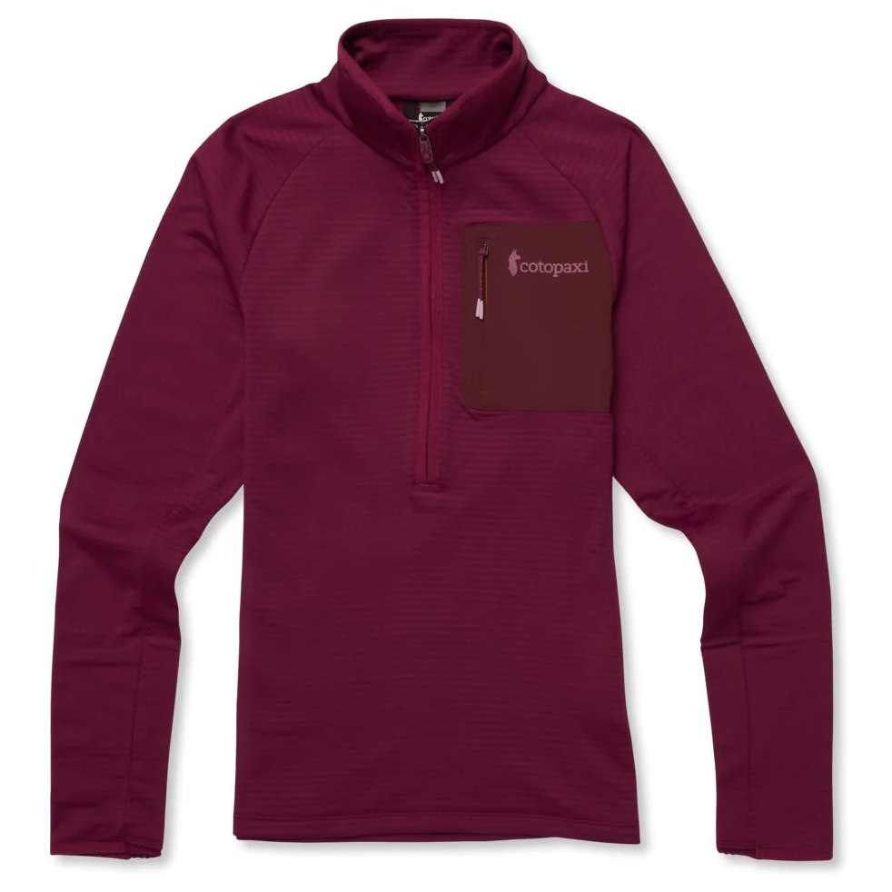 Bluza damska Cotopaxi W'S Otero Fleece Half-Zip Pullover Rozmiar: XS / Kolor: bordowy
