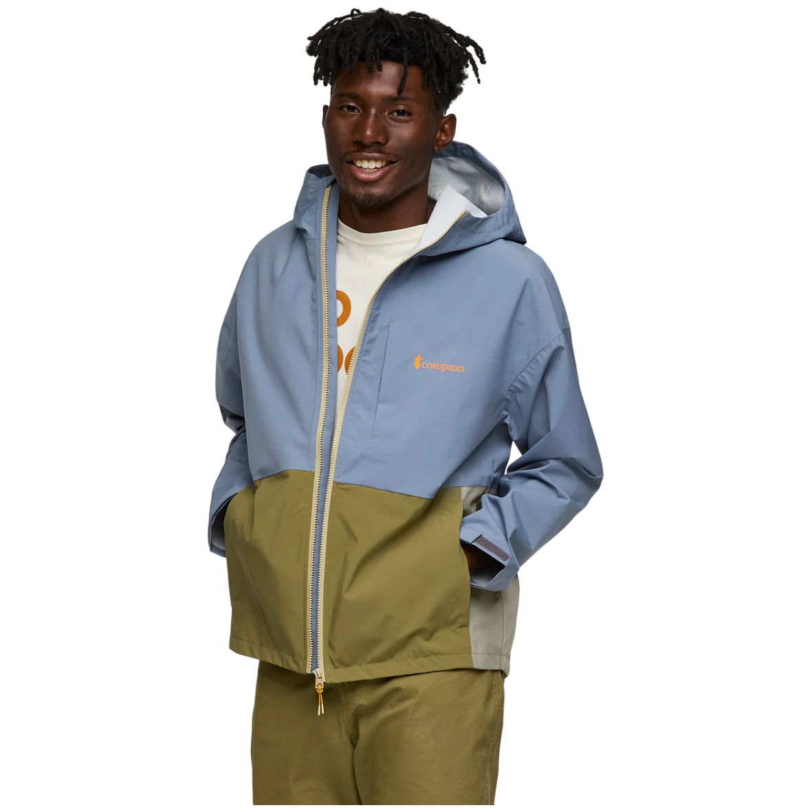 Kurtka męska Cotopaxi M'S Cielo Rain Jacket Rozmiar: M / Kolor: niebieski/zielony