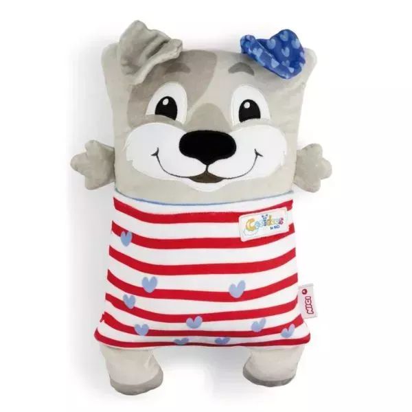 Nici Cosidoos: 2 w 1 odwracalna przytulanka i poduszka - 20 x 30 cm, pies