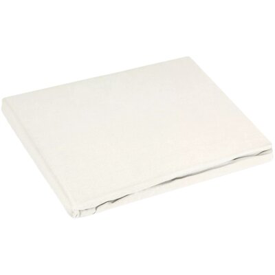 Prześcieradło EUROFIRANY Basic z gumką 180 x 200 cm Kremowy