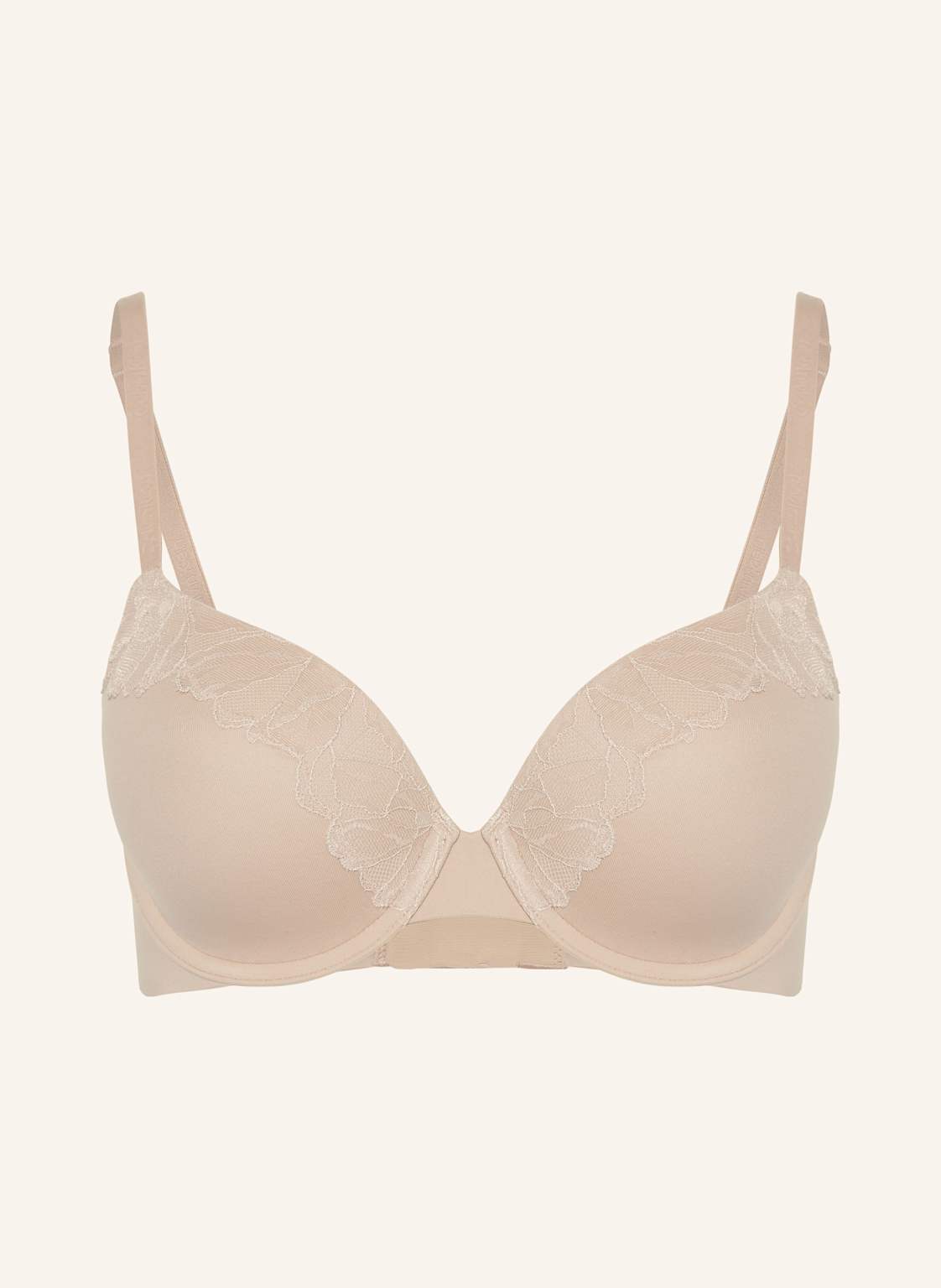 Calvin Klein Biustonosz Usztywniany Lightly Lined beige