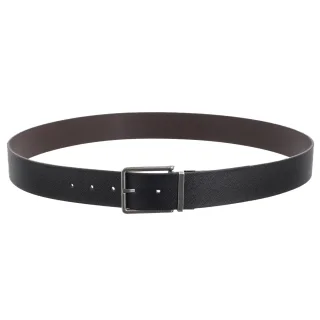 Pasek Warmth Buckle 40mm Rev/Adj Black/Dark Drown/Antique Silver LV04D7048G V8L (CK686-a) Calvin Klein