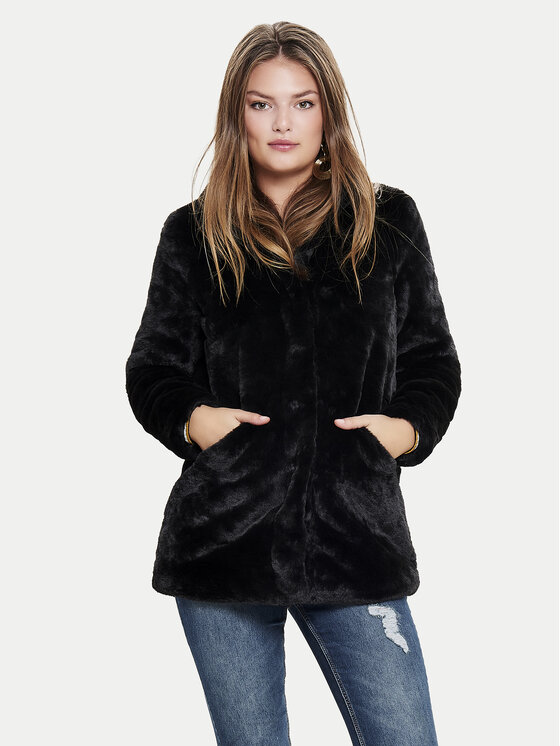 ONLY Futro Vida 15164600 Czarny Regular Fit