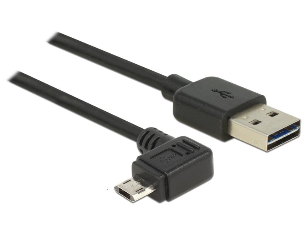 DeLOCK 83846 kabel USB USB 2.0 1 m USB A Micro-USB B Czarny