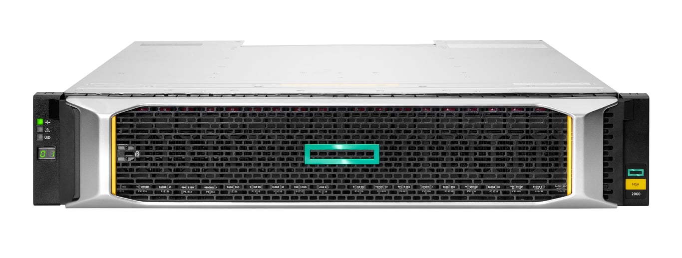 HPE MSA 2060 16Gb Fibre Channel SFF Storage macierz dyskowa 0 TB Rack (2U) Srebrny, Czarny R0Q74B