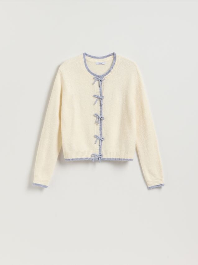 Reserved - Sweter z kokardkami - wielobarwny