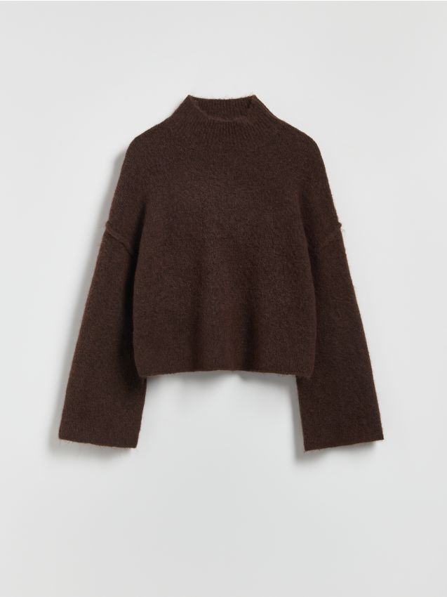Opinie o Reserved - Sweter z golfem - ciemnobrązowy