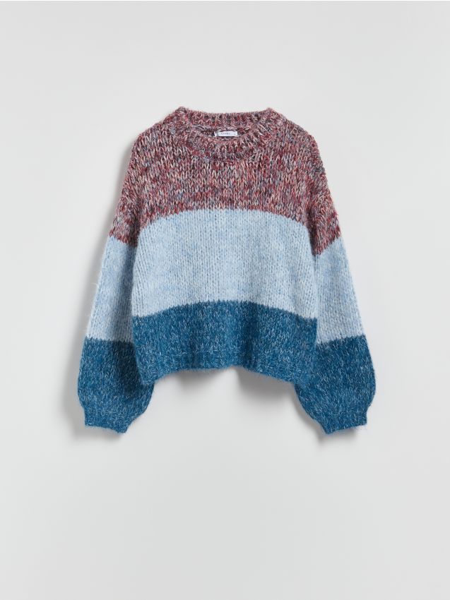 Reserved - Sweter z domieszką wełny - wielobarwny
