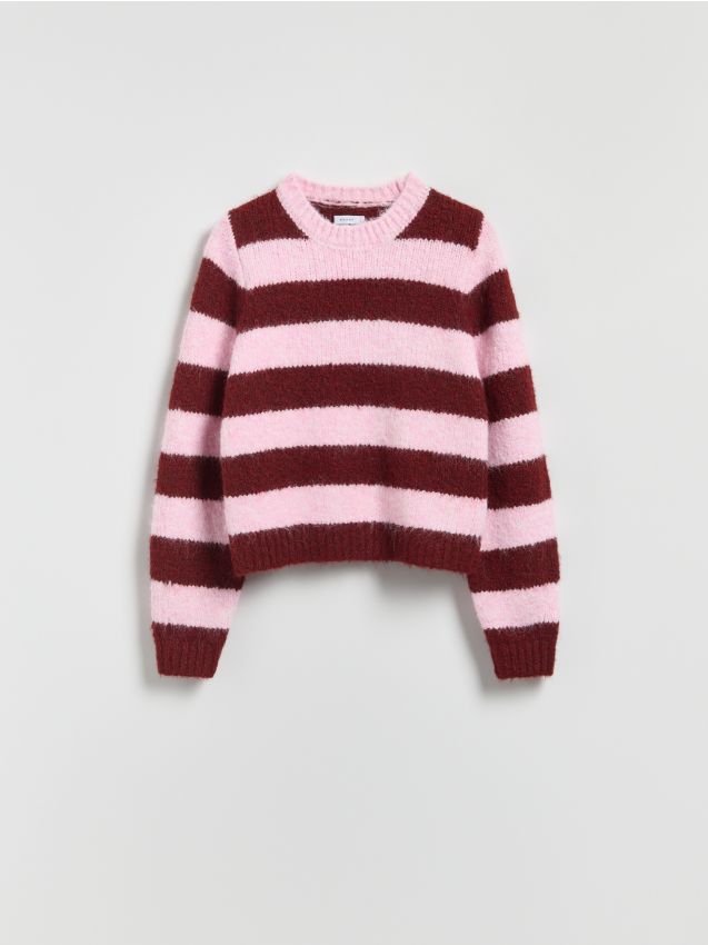 Reserved - Sweter w paski - wielobarwny