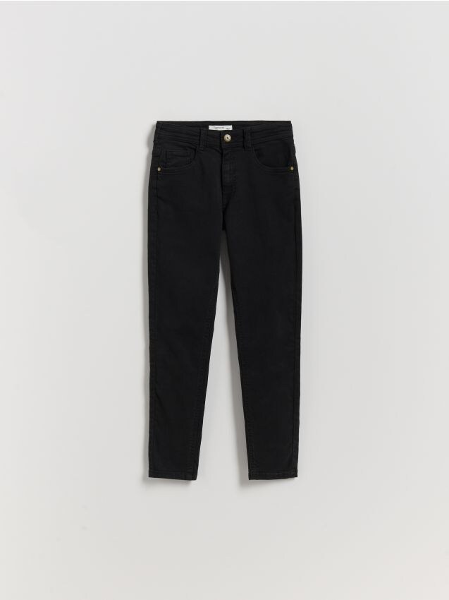 Reserved - Spodnie Slim fit - czarny