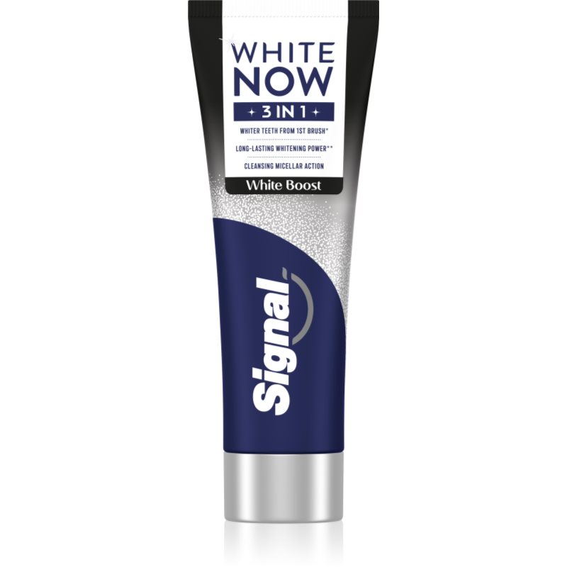 Signal White Now 3-in-1 wybielająca pasta do zębów White Boost 75 ml