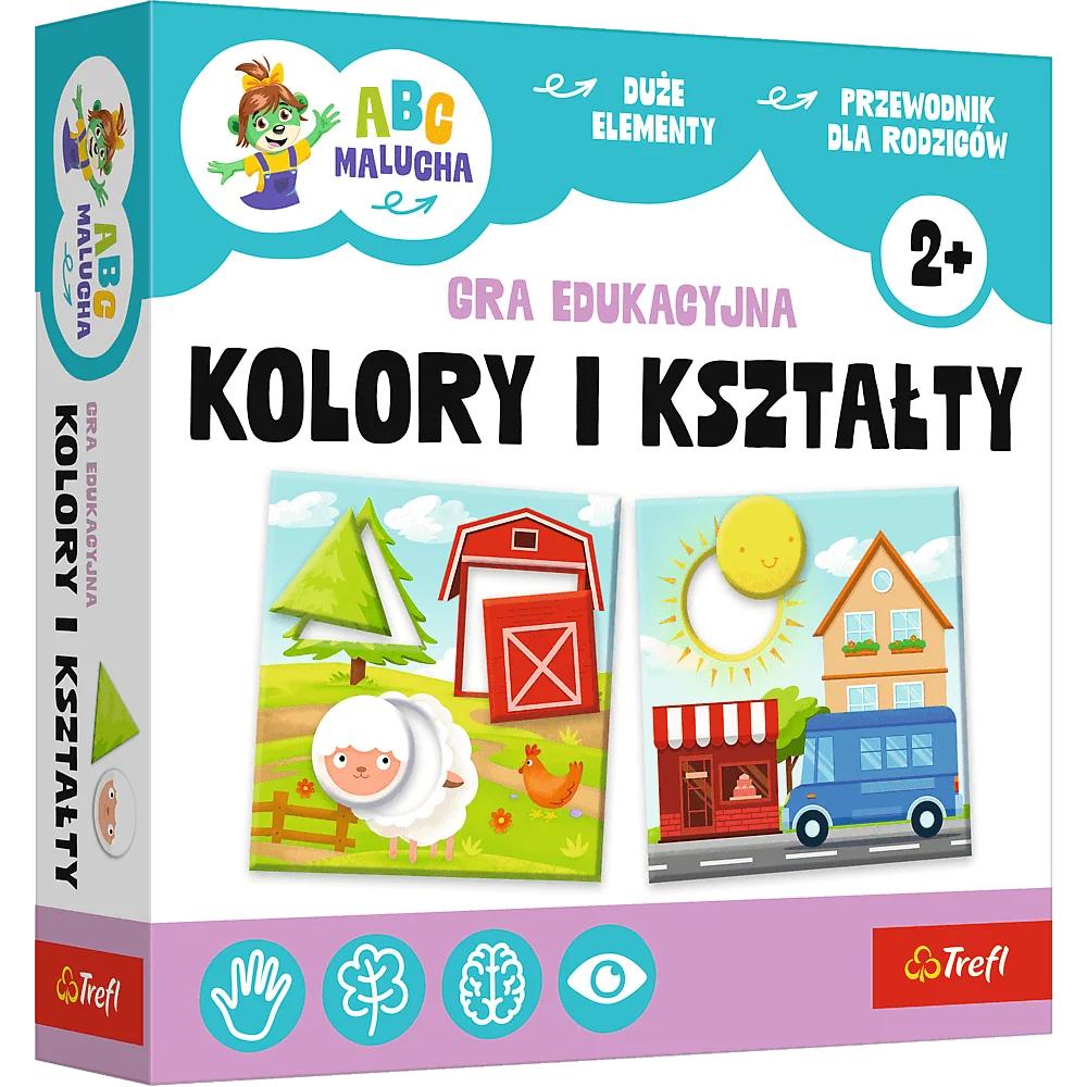 Gra Kolory i kształty Abc Malucha 02904 Trefl - gra