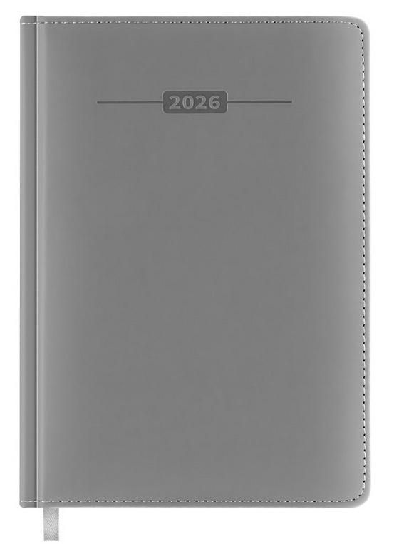 Easy Stationery Kalendarz książkowy 2026 A5 szary Easy - kalendarz
