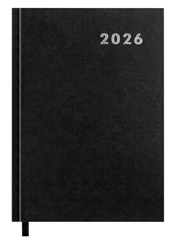 Easy Stationery Kalendarz książkowy 2026 A5 czarny Easy - kalendarz