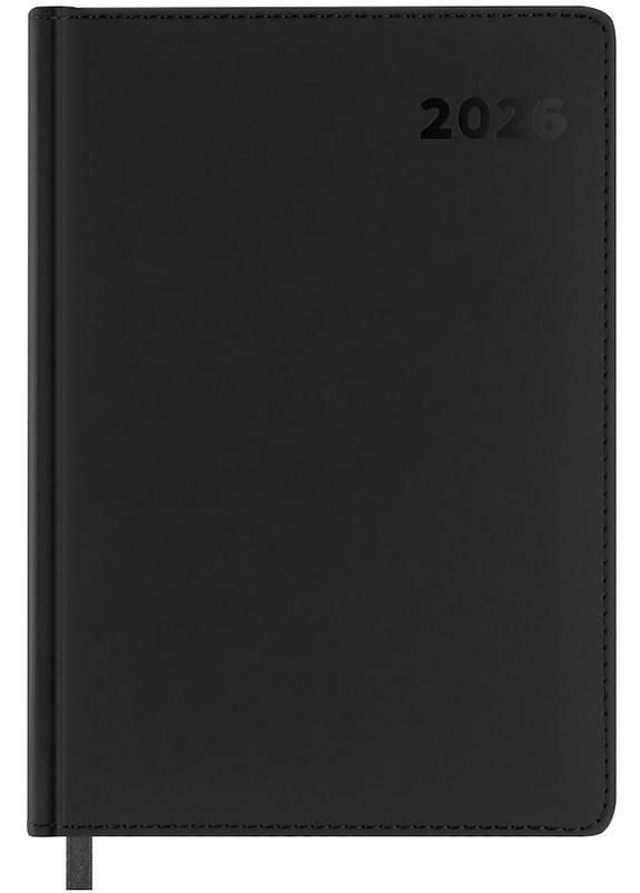 Easy Stationery Kalendarz książkowy 2026 A4 czarny Easy - kalendarz