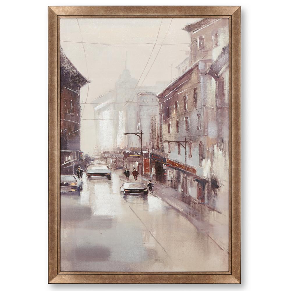 Obraz na płótnie Ulica miasta 60 x 90 cm
