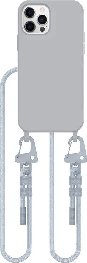 Tech-Protect Magnecklace MagSafe iPhone 12/ 12 Pro szary