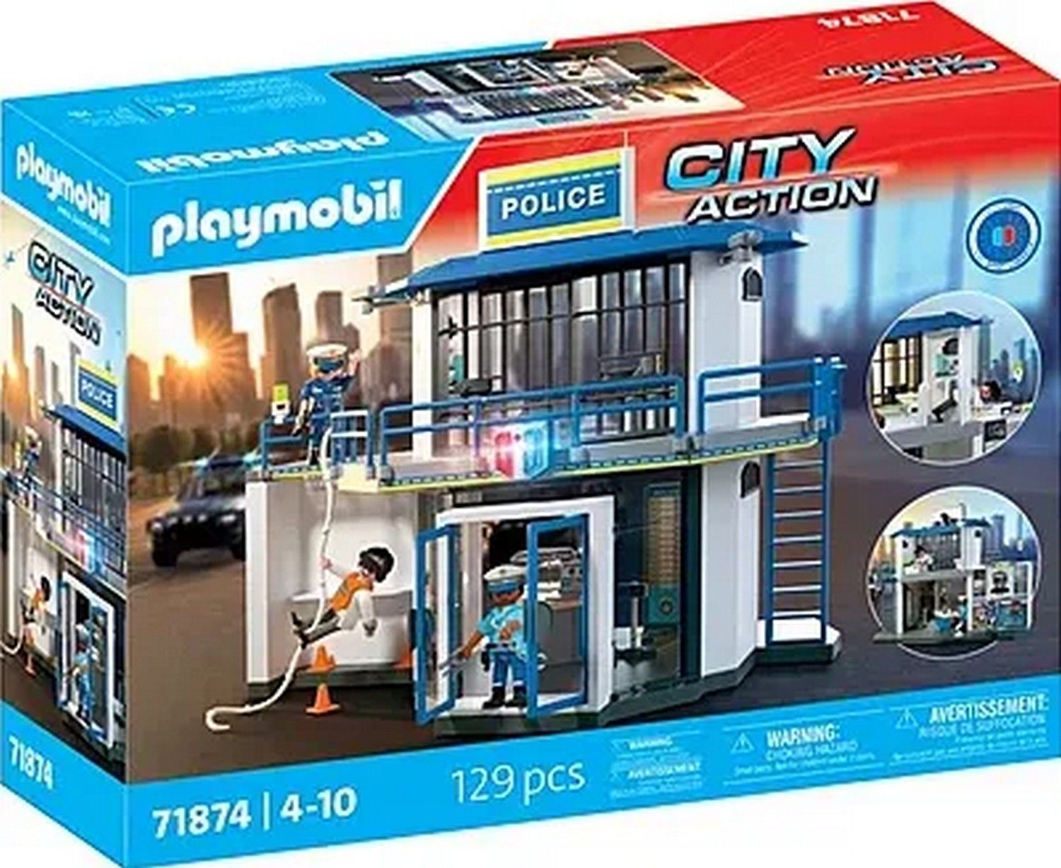 Playmobil Action Heroes 71874 Posterunek policji z miejscem przesłuchań