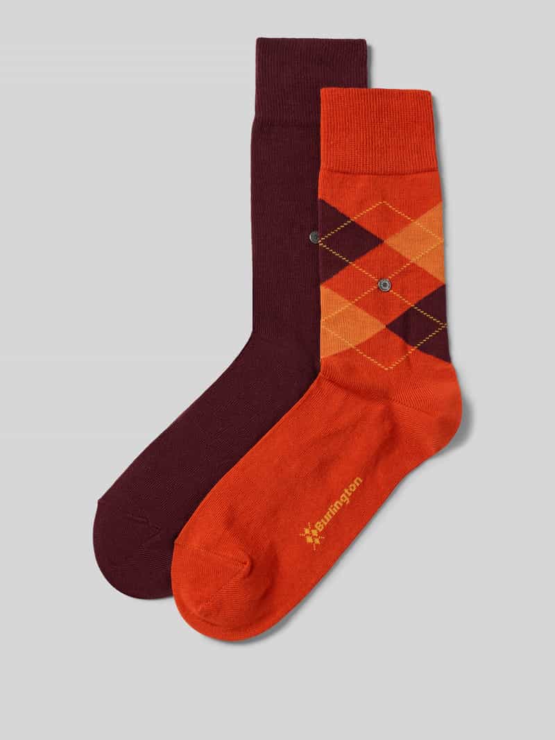 Skarpety z detalem z logo w zestawie 2 szt.