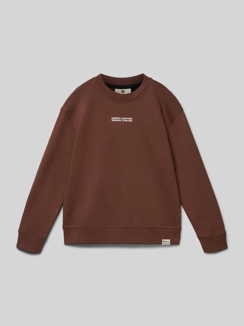 Bluza z prążkowanymi wykończeniami