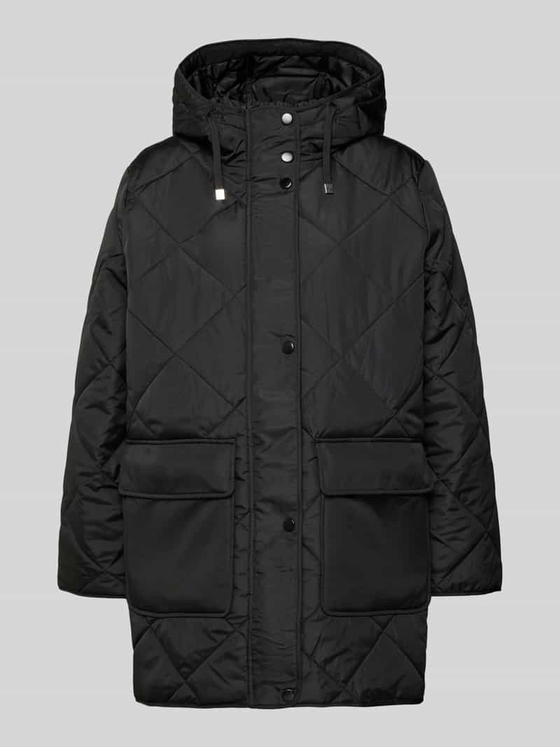 Płaszcz pikowany krótki z kapturem model ‘MILLIE TESSA’