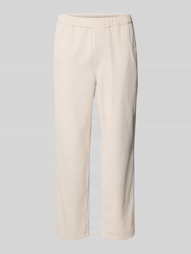 Spodnie sztruksowe z elastycznym pasem model ‘WIDLAND’