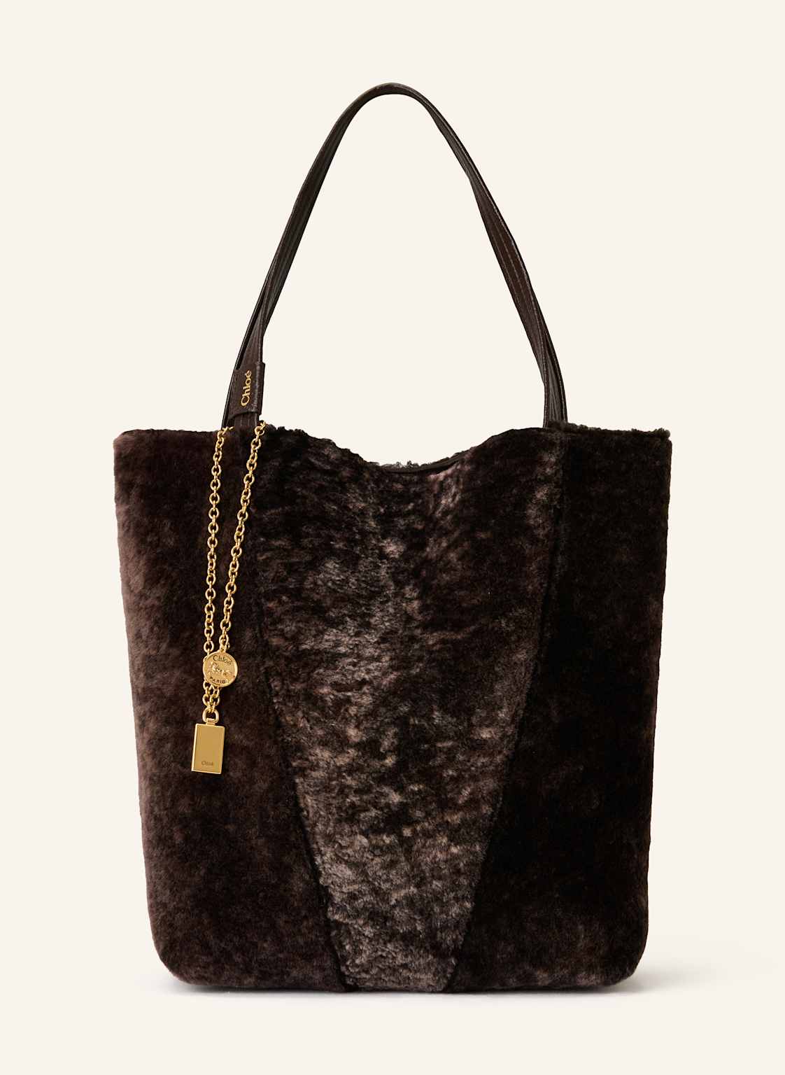 Chloé Torba Shopper Spin braun