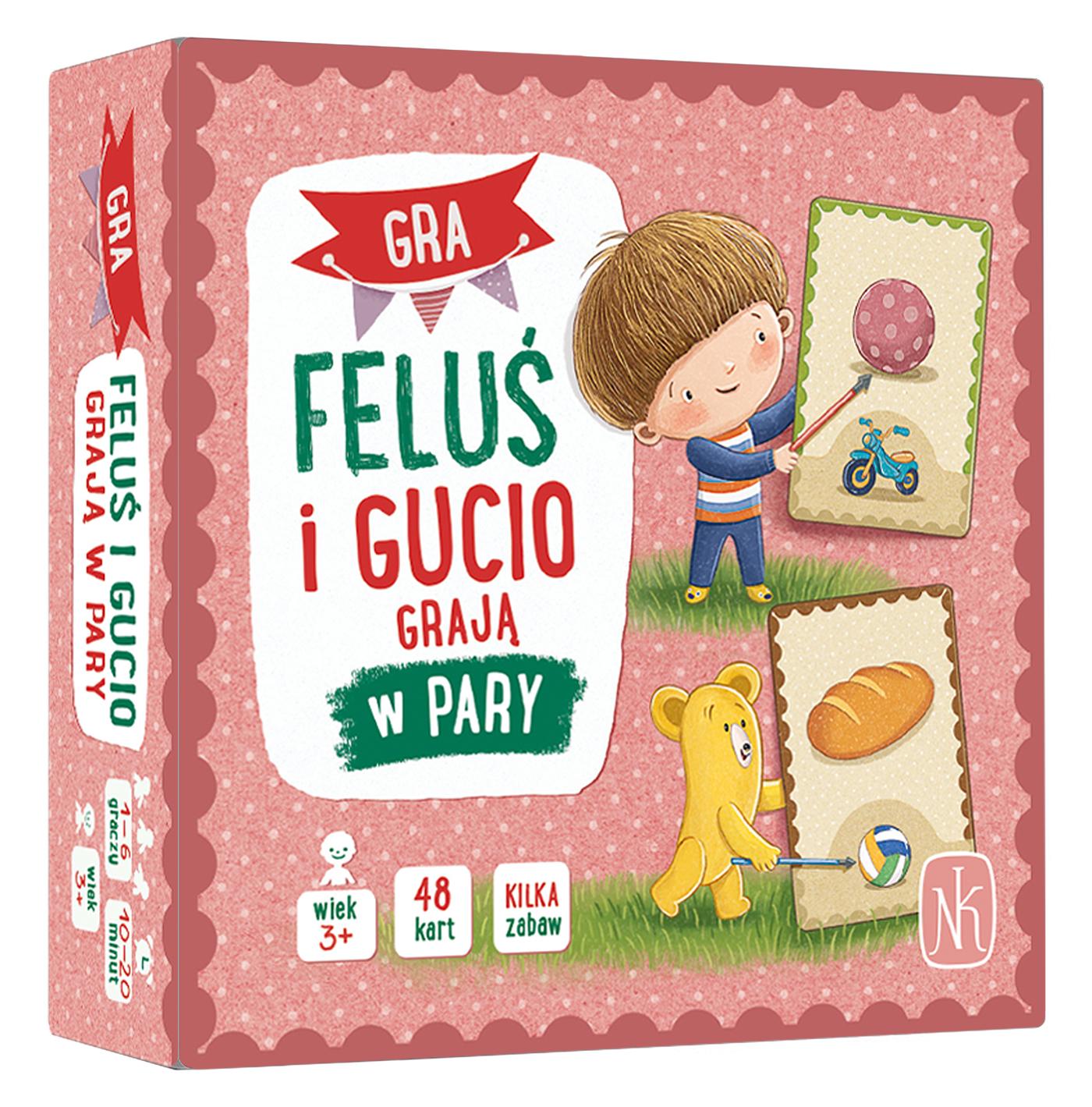 Feluś i Gucio grają w pary Nasza Księgarnia - Justyna Kesler - gra