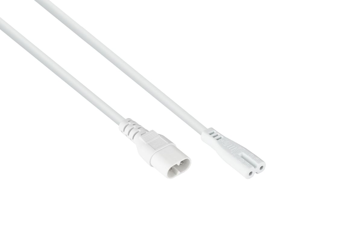 Kabelmeister SK0870-W050 kabel zasilające Biały 5 m C8 panel IEC C7