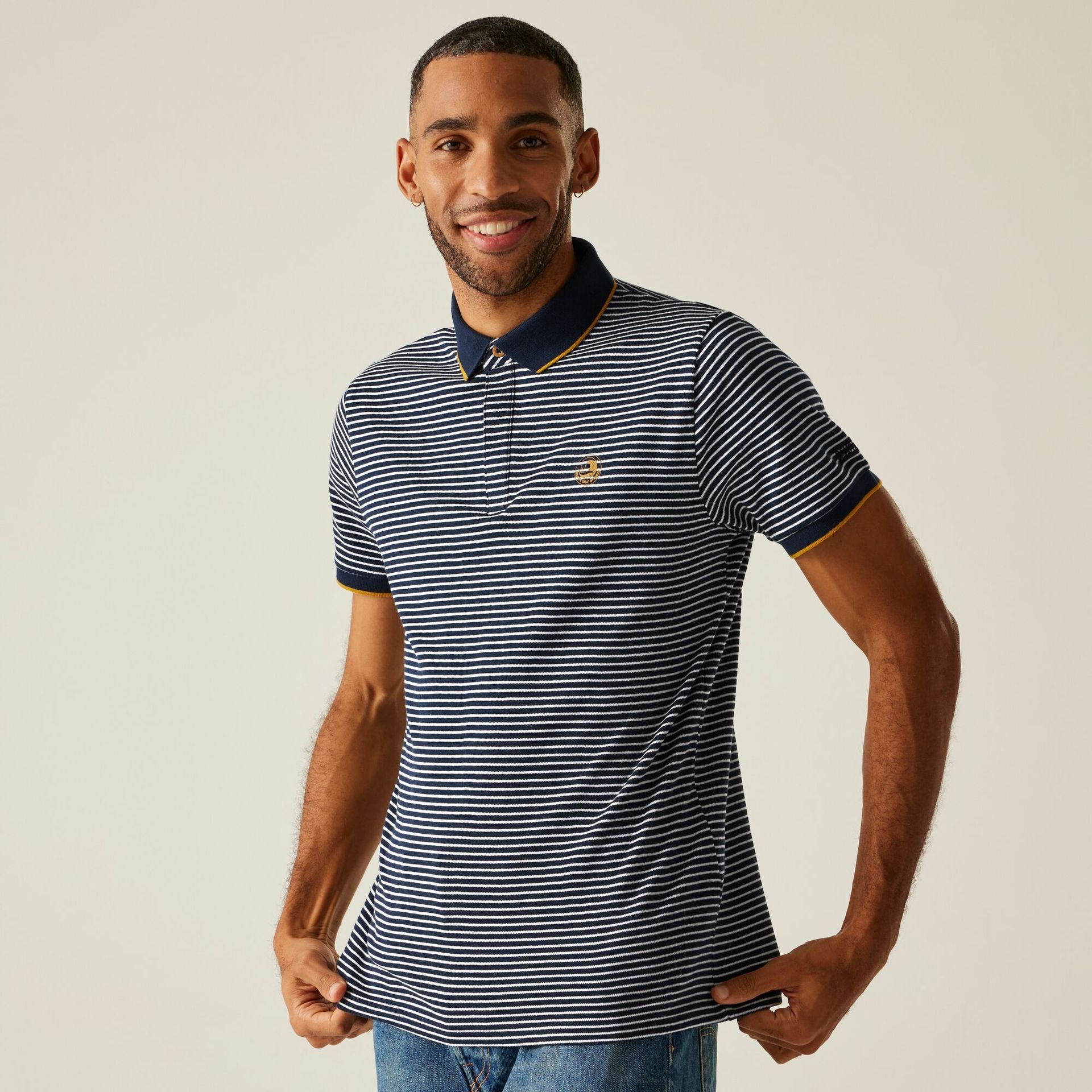 Regatta Męska koszulka polo Tiver Niebieski, Rozmiar: 2XL