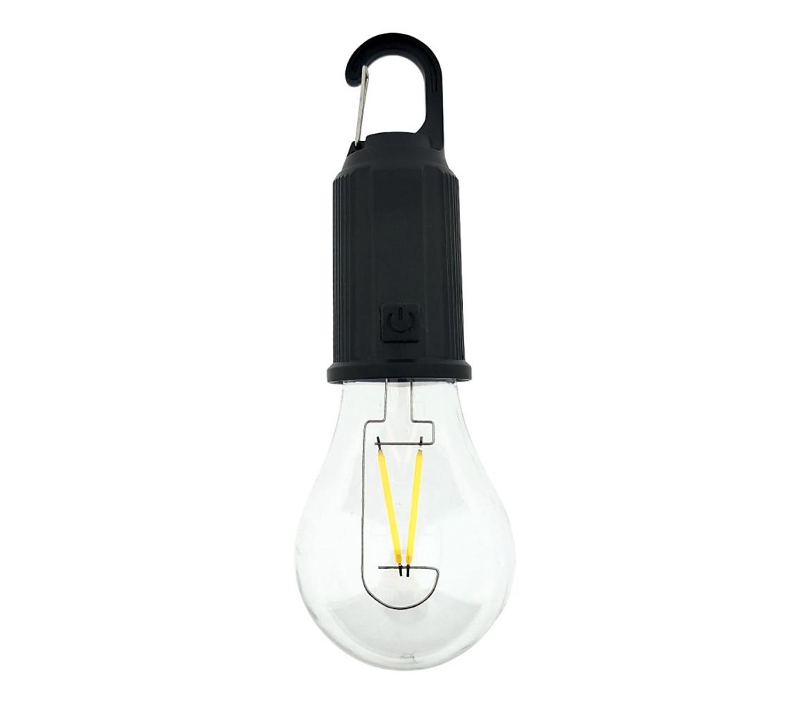 Ściemnialna zewnętrzna wisząca lampa ładowalna LED/3W/5V 400 mAh IP44