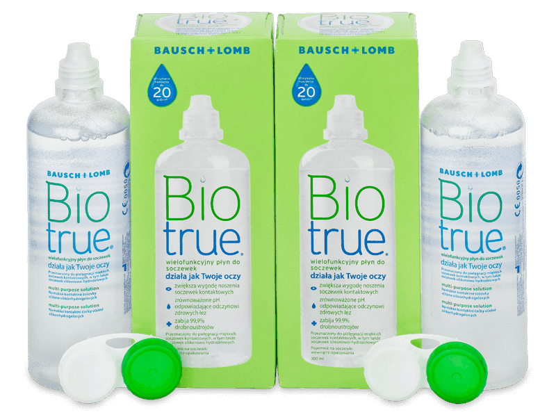 Płyn do soczewek Biotrue 2 x 300 ml