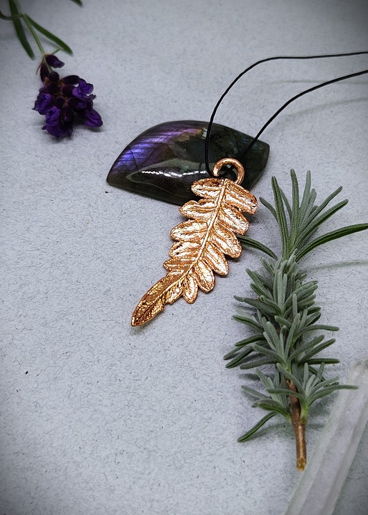 Wisiorek Liść Paproci