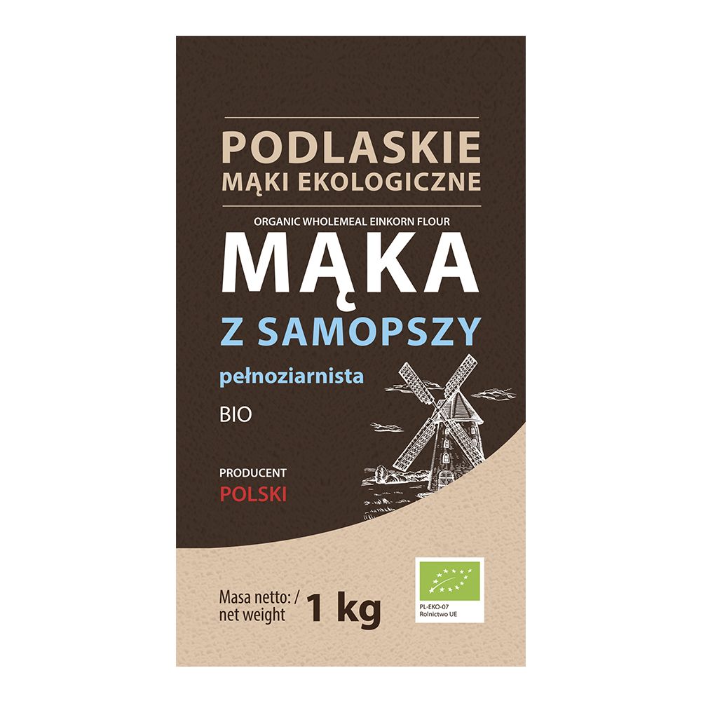BioLife Mąka z samopszy pełnoziarnista 1 kg Bio - mąka