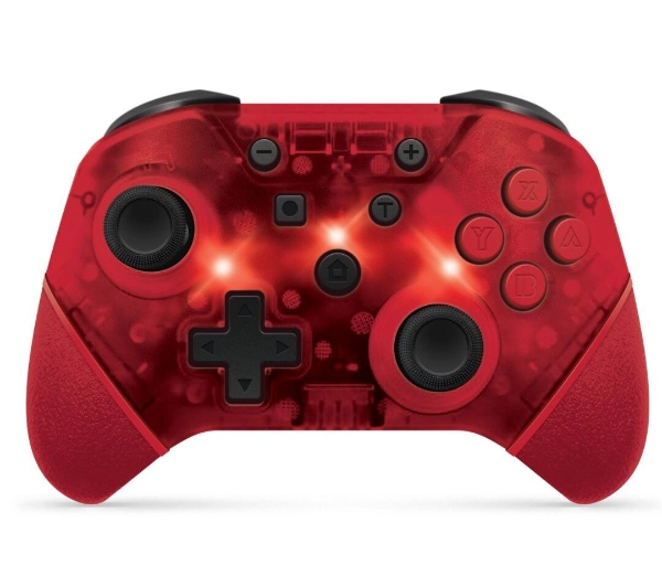 Armor3 NuChamp Wireless Game Controller LED do Nintendo Switch Bezprzewodowy Czerwony