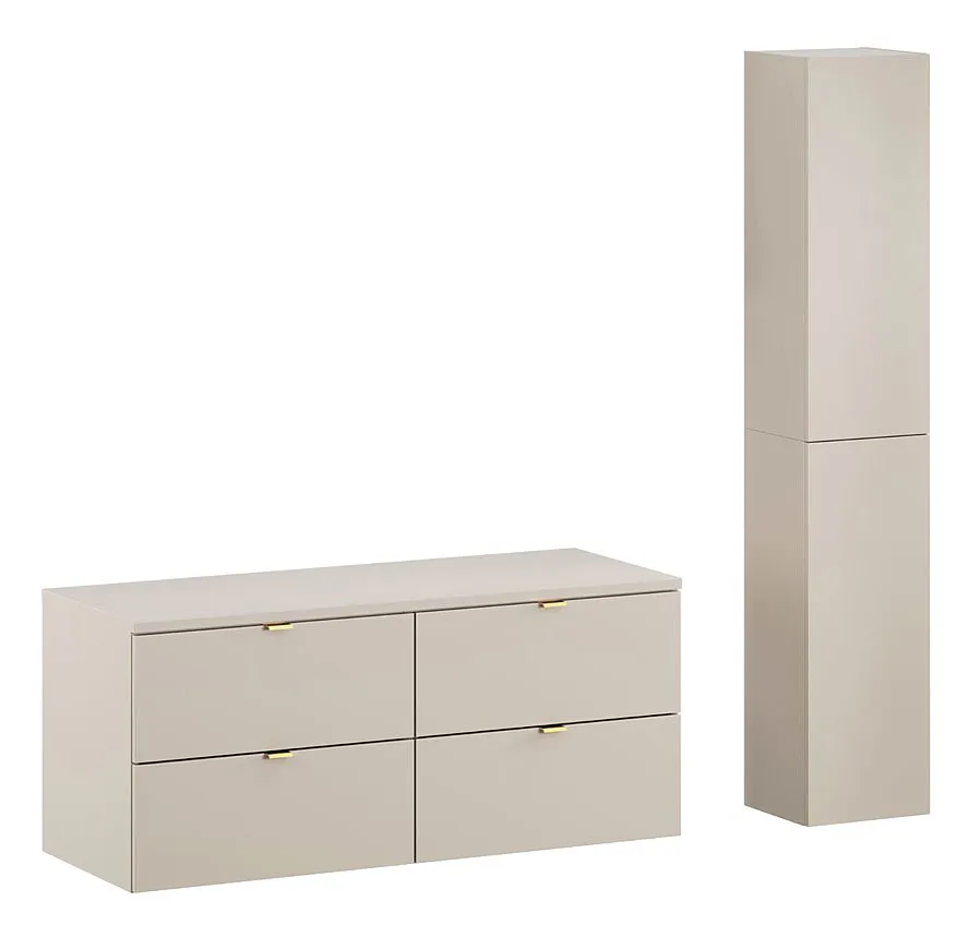 Zestaw mebli łazienkowych w kolorze kaszmiru P6-L54