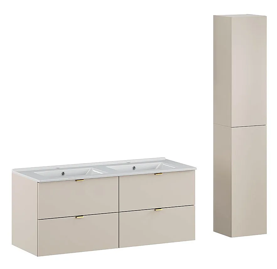 Zestaw mebli łazienkowych z umywalkami F8-N71