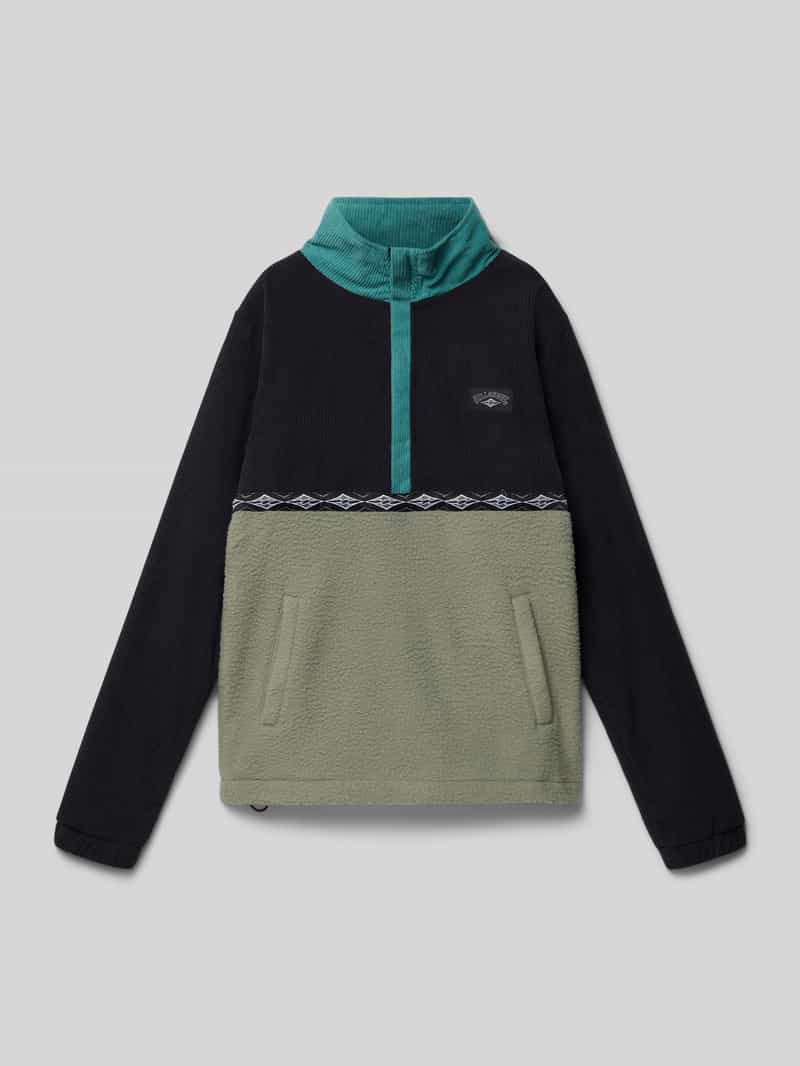 Bluza z kołnierzem i wpuszczanymi kieszeniami model ‘SPACE LOBSTER’